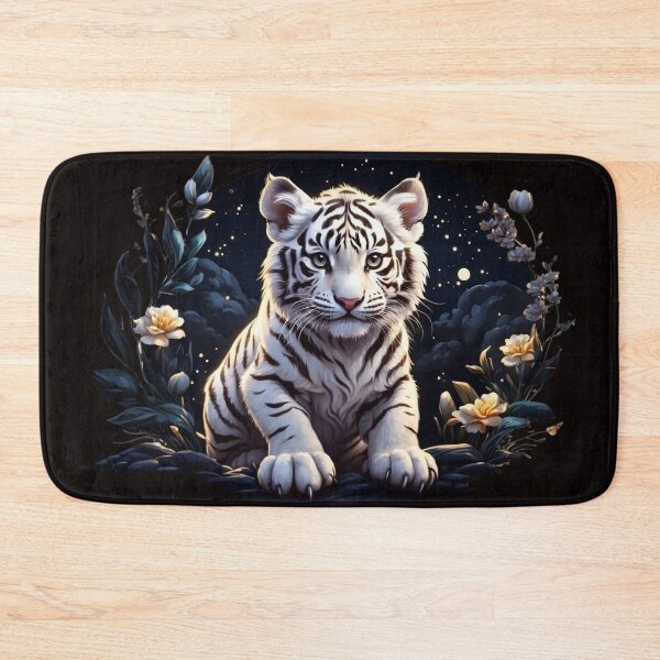 Item preview, White Tiger Cub designed and sold by TigerRoseStudio.