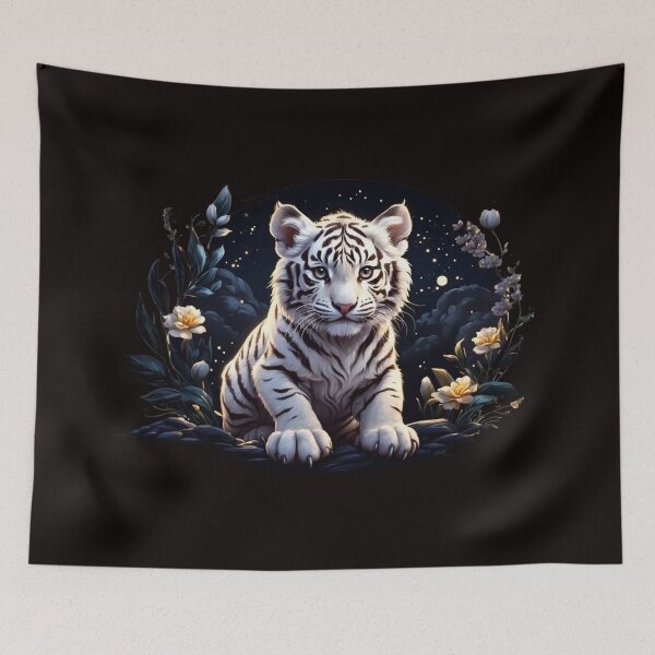 Item preview, White Tiger Cub designed and sold by TigerRoseStudio.