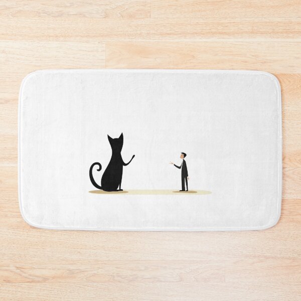 Item preview, Cat silhouette and young man designed and sold by omerfdln34.