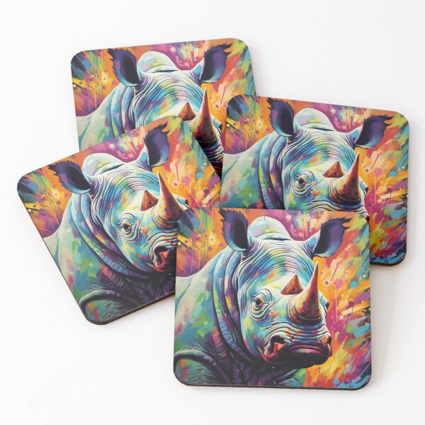 Item preview, Fashion White Rhino designed and sold by Beauty  Art Printable.