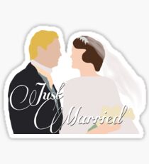 DA: Mary e Matthew "Just Married" Sticker