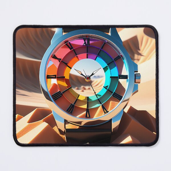 Item preview, The Transparency of Time: Exploring the Elegance of Digital Art in Aquatic Crystal Clocks. designed and sold by Artedig.