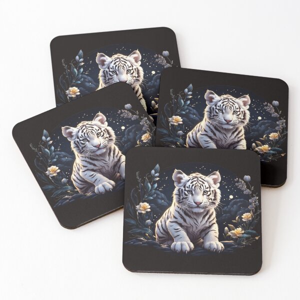 Item preview, White Tiger Cub designed and sold by TigerRoseStudio.