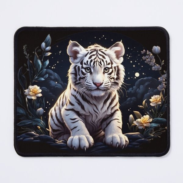 Item preview, White Tiger Cub designed and sold by TigerRoseStudio.