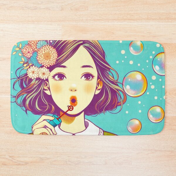 Item preview, Girl blowing soap bubbles. designed and sold by growing-mom.