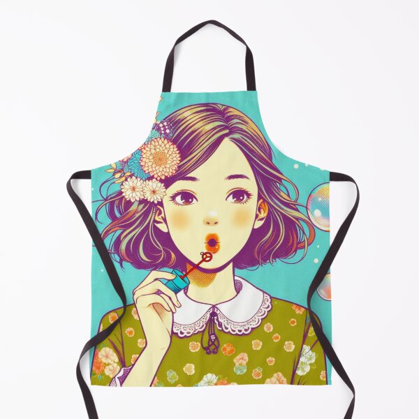 Item preview, Girl blowing soap bubbles. designed and sold by growing-mom.