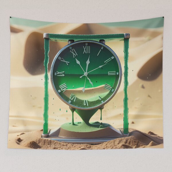 Item preview, Reflections in Time: How Our Digital Crystal Clocks Capture the Ephemeral Essence of Water. designed and sold by Artedig.