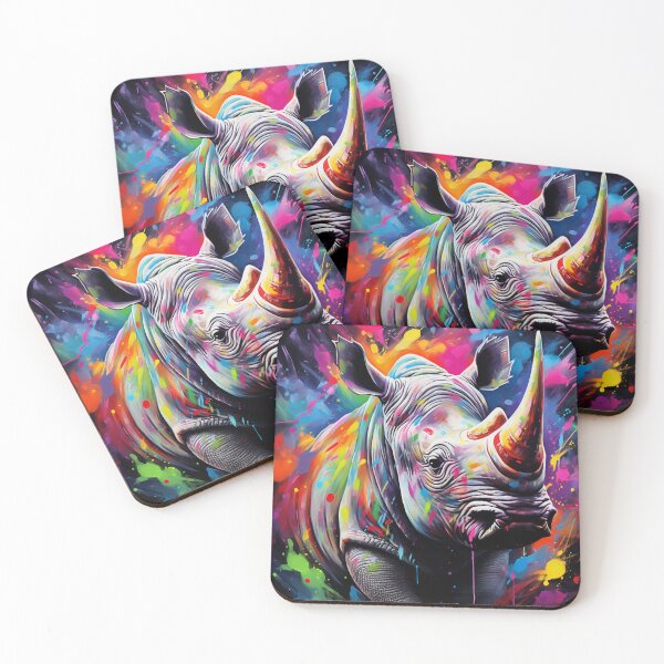 Item preview, Fashion White Rhino designed and sold by Beauty  Art Printable.