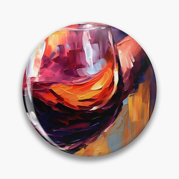 Item preview, Vibrant Pour- Bold Colors and Youthful Energy in Red Wine Art Generative AI designed and sold by OlfactoART Studio.