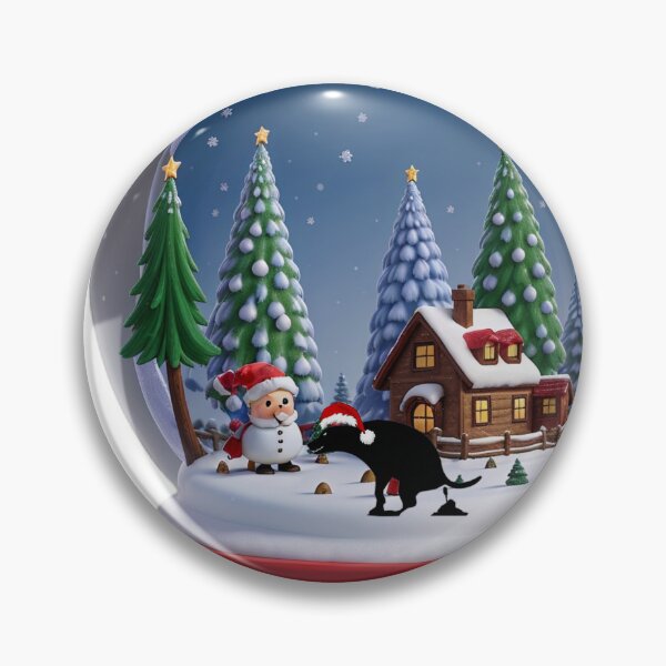 Item preview, Christmas snow globe with pooping Dog designed and sold by Willyboy16.