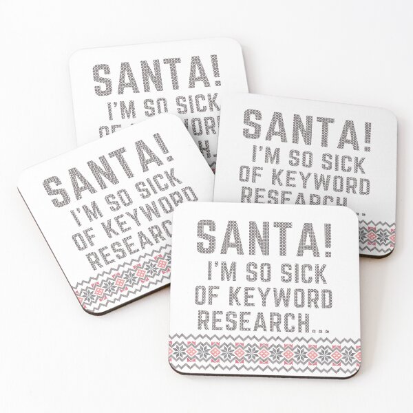 Item preview, Santa! I'm so sick of keyword research...- Letters to Santa /1 designed and sold by My-fake-places.
