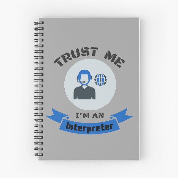 Item preview, Trust Me I'm an Interpreter Blue designed and sold by Neeshki.