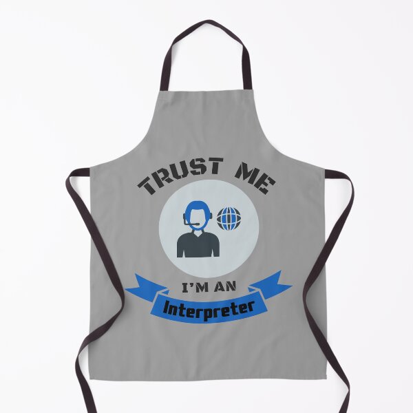 Item preview, Trust Me I'm an Interpreter Blue designed and sold by Neeshki.