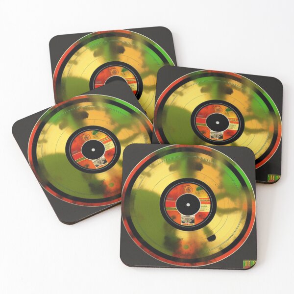 Item preview, Reggaeton Music Black Rasta Vintage Vinyl Record designed and sold by musicgeniusart.