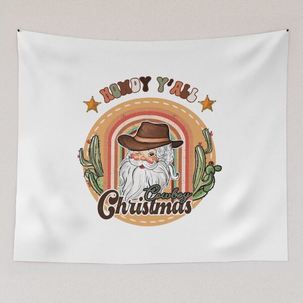 Item preview, Retro Western Santa Design designed and sold by CheekyChimpCo.