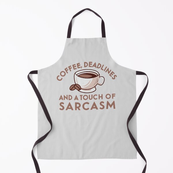 Item preview, Coffee deadlines and a touch of sarcasm designed and sold by tinytwist.
