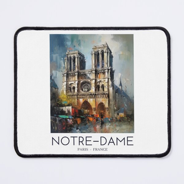 Item preview, A Painting of the Notre-Dame Cathedral in Paris - France designed and sold by StudioRedKoala.