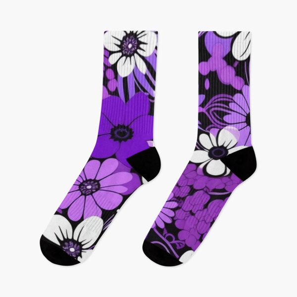Item preview, Purple and white flowers  designed and sold by Roxburylane.