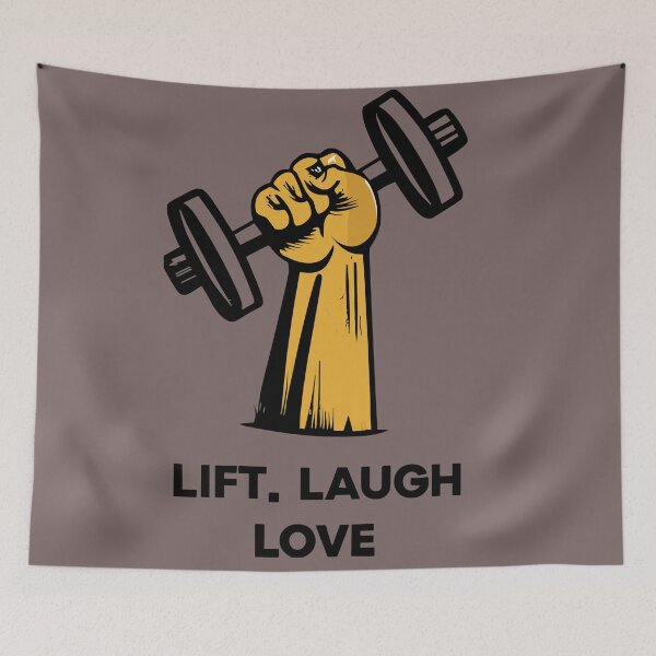 Item preview, Lift Laugh Love Workout Design designed and sold by Collision19.