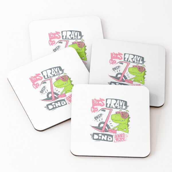 Item preview, cool dinosaur driving, green dinosaur driving, cool dinosaur travel designed and sold by GreyStanzione1.