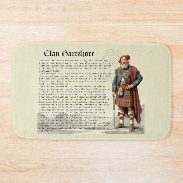 Item preview, Gartshore Scottish History  designed and sold by BagTown Clans.