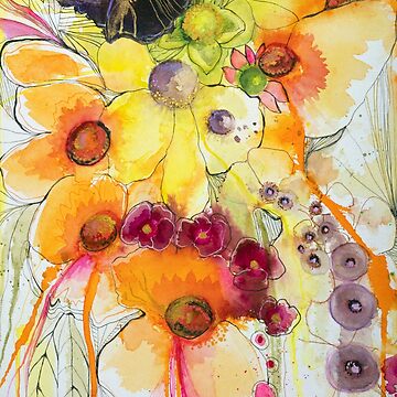 Artwork thumbnail, Orange abstract by Birgitte Bjorholm