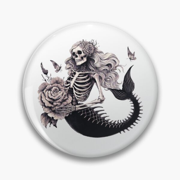 Item preview, Ancient Mermaid with Butterflies designed and sold by LostCrafts.
