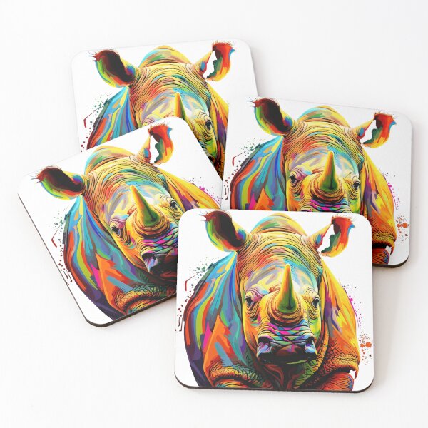 Item preview, Fashion White Rhino designed and sold by Beauty  Art Printable.