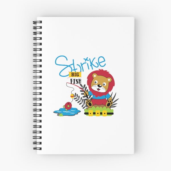Item preview, cartoon lion fisherman character, cartoon lion go fishing, lion fisherman designed and sold by GreyStanzione1.