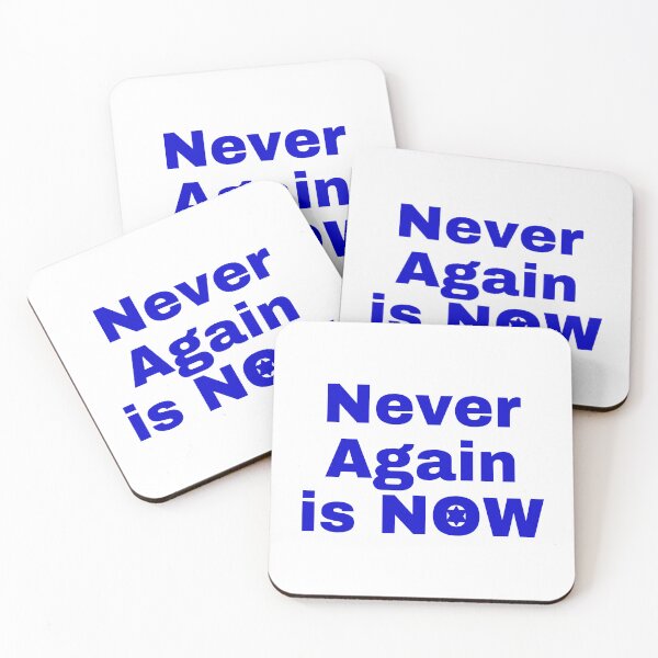 Item preview, Never Again is Now blue Support Israel designed and sold by NJGDesigns.