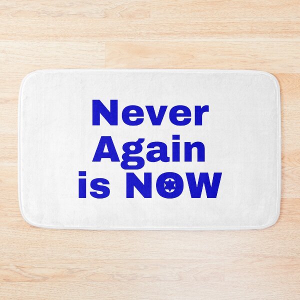 Item preview, Never Again is Now blue Support Israel designed and sold by NJGDesigns.