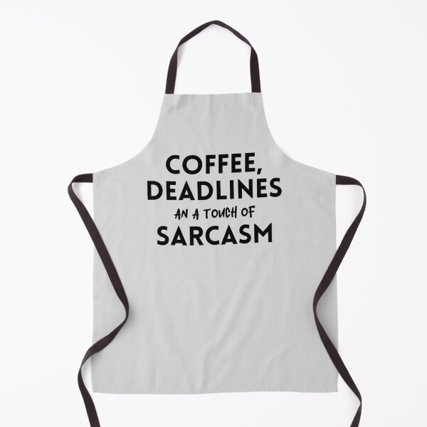 Item preview, Coffee deadlines and a touch of sarcasm designed and sold by tinytwist.