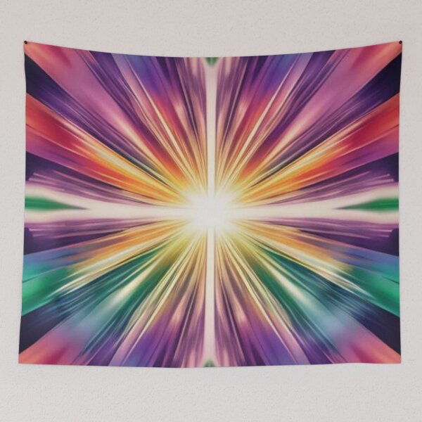 Artikelvorschau, Abstraktes buntes prismatisches Kaleidoskop entworfen und verkauft von calibrit.