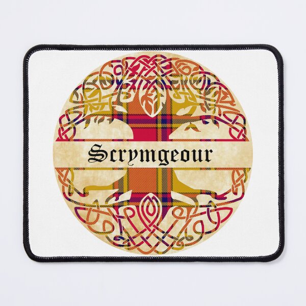 Artikelvorschau, Scrymgeour Tree of Life Clan schottischer Nachname Tartan entworfen und verkauft von BagTown Clans.