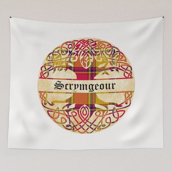 Item preview, Scrymgeour Tree of Life Clan Scottish Surname tartan designed and sold by BagTown Clans.