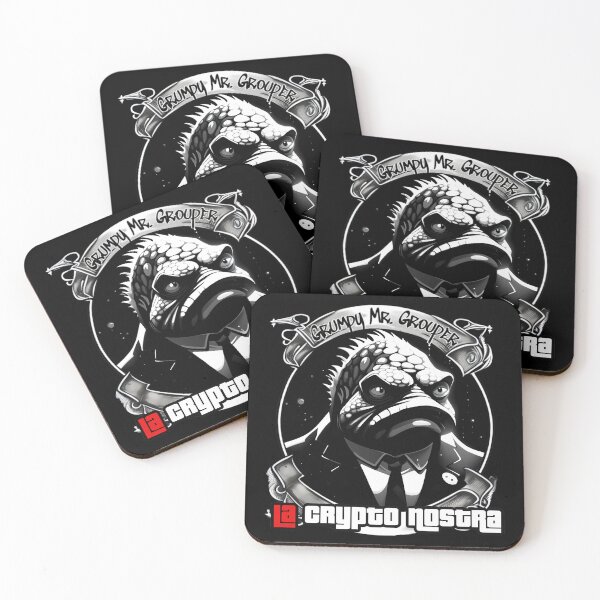 Item preview, Grumpy Mr Grouper La Crypto Nostra designed and sold by GrumpyMrGrouper.