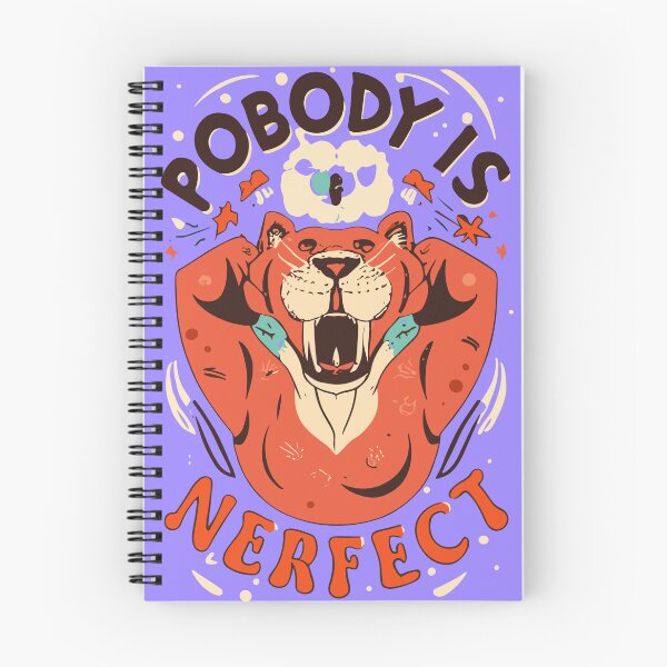 Item preview, Pobody Is Nerfect Funny Motivational Artwork designed and sold by Collision19.