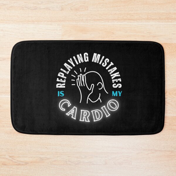 Item preview, Replaying Mistakes Is My Cardio Rumination designed and sold by NopeStudio.