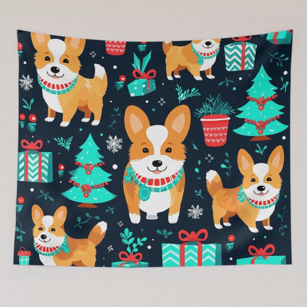 Item preview, It's A Corgi Christmas!! designed and sold by Artbyminga.