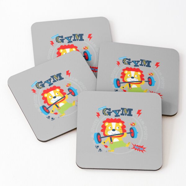 Item preview, cartoon tiger gym, tiger gymnastic, strong tiger gym designed and sold by GreyStanzione1.