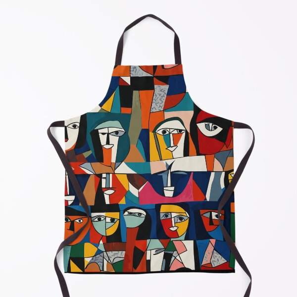 Item preview, Abstract Faces Pattern designed and sold by Ikibrai.