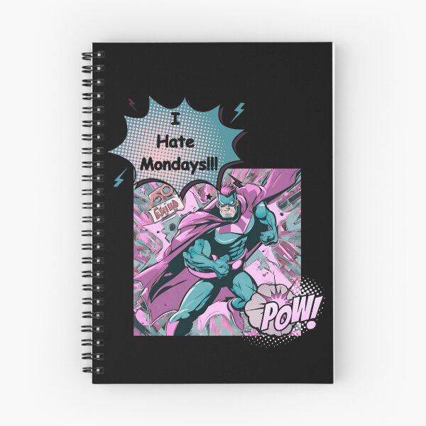 Item preview, I Hate Mondays Superhero Comic Style designed and sold by Journey-North.