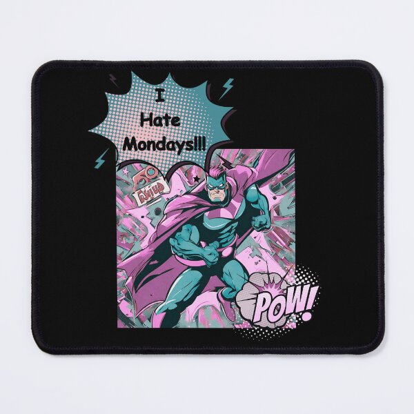 Item preview, I Hate Mondays Superhero Comic Style designed and sold by Journey-North.