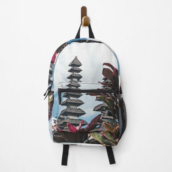 Item preview, Floral Foreground: Balinese Temple Silhouettes designed and sold by AneeshPro.