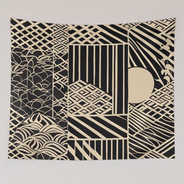 Item preview, Abstract Japanese Pattern designed and sold by Ikibrai.