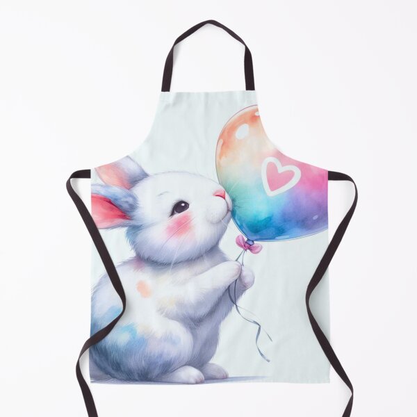 Item preview, Heart balloon and rabbit. designed and sold by growing-mom.