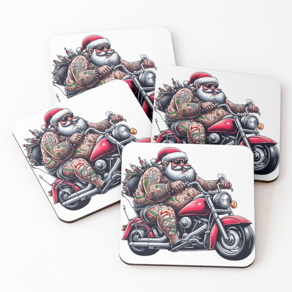 Item preview, Biker Santa designed and sold by 506DesignsCR.