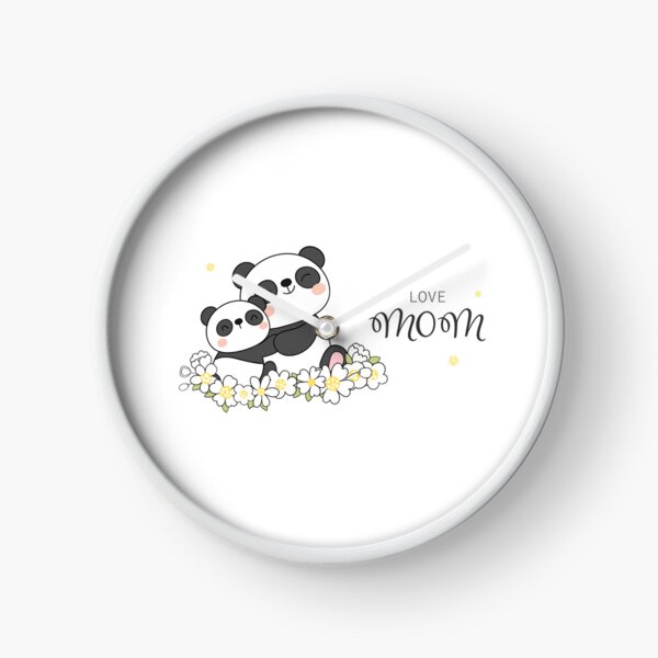 Item preview, Panda mom and child portrait, panda family together, happy panda together designed and sold by GreyStanzione1.