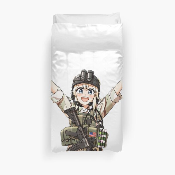 Anime, Operator-Chan Duvet Cover