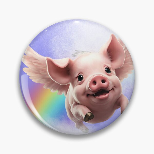 Item preview, When Pigs Fly- Adorable Winged Pig designed and sold by DarlingsTees.